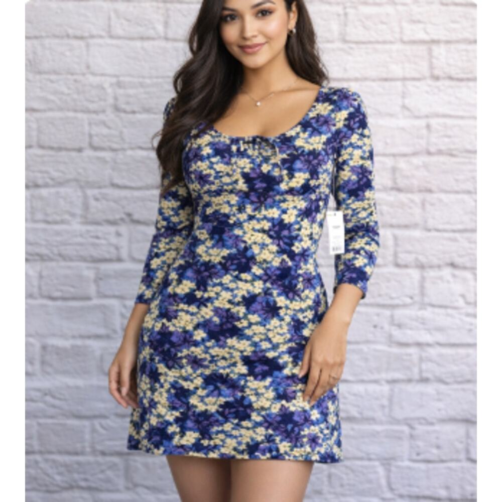Jonathan Martin y2k Floral Empire waist dress size small NWT